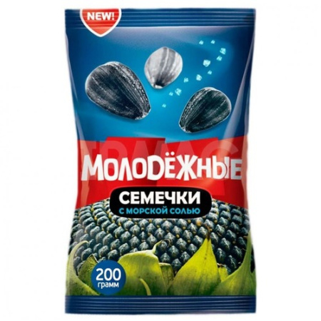 Молодёжные семечки СОЛЬ 200г*30шт